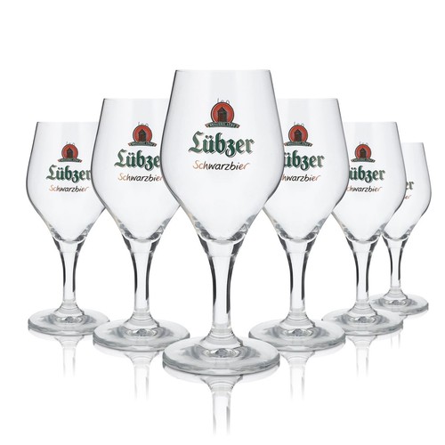 Lübzer glas 3l bierglas - 6x,