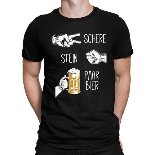 Schere stein paar - bier, herren
