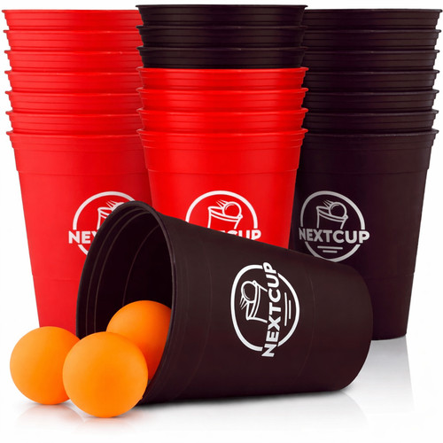 Bier pong partybecher set - bier,