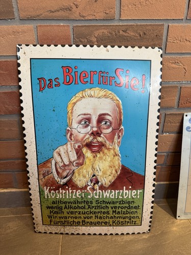 Großes blechschild - xl,