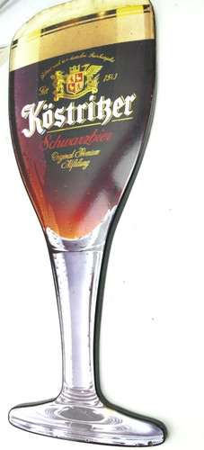Köstritzer schwarzbier emaile - köstritzer,