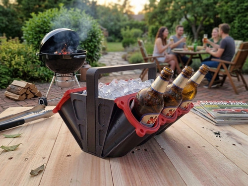 Biermotor flaschenträger - biermotor, v6